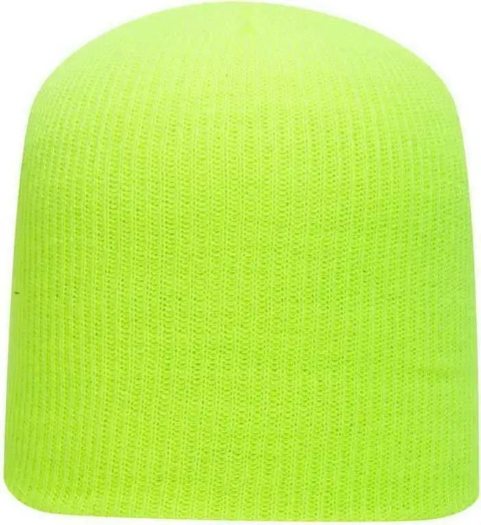 OTTO 82-1173 Super Soft Acrylic Knit Beanie - Neon Yellow - Yellow / One Size Fits Most
