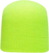 OTTO 82-1173 Super Soft Acrylic Knit Beanie - Neon Yellow - Yellow / One Size Fits Most