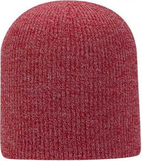 OTTO 82-1173 Super Soft Acrylic Knit Beanie - Red White - Red White / One Size Fits Most