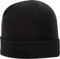 OTTO 82 1238 100% Acrylic Ribbed Cuff Knit Beanie Black Black / One Size Fits Most
