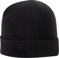 OTTO 82 1238 100% Acrylic Ribbed Cuff Knit Beanie Black Black / One Size Fits Most