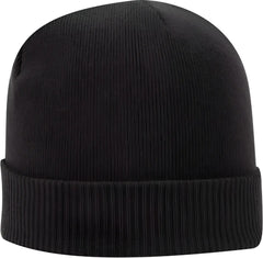 OTTO 82 1238 100% Acrylic Ribbed Cuff Knit Beanie Black Black / One Size Fits Most