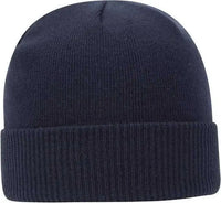 OTTO 82 1238 100% Acrylic Ribbed Cuff Knit Beanie Navy Navy / One Size Fits Most