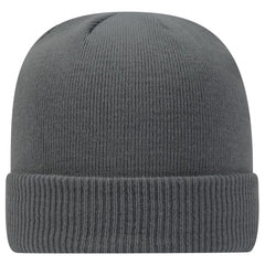 OTTO 82-1238 12’’ Classic Knit Beanie W/ Rib Knit Cuff - Char. Gray - Char. Gray / 6 1/2’’ - 7 5/8’’