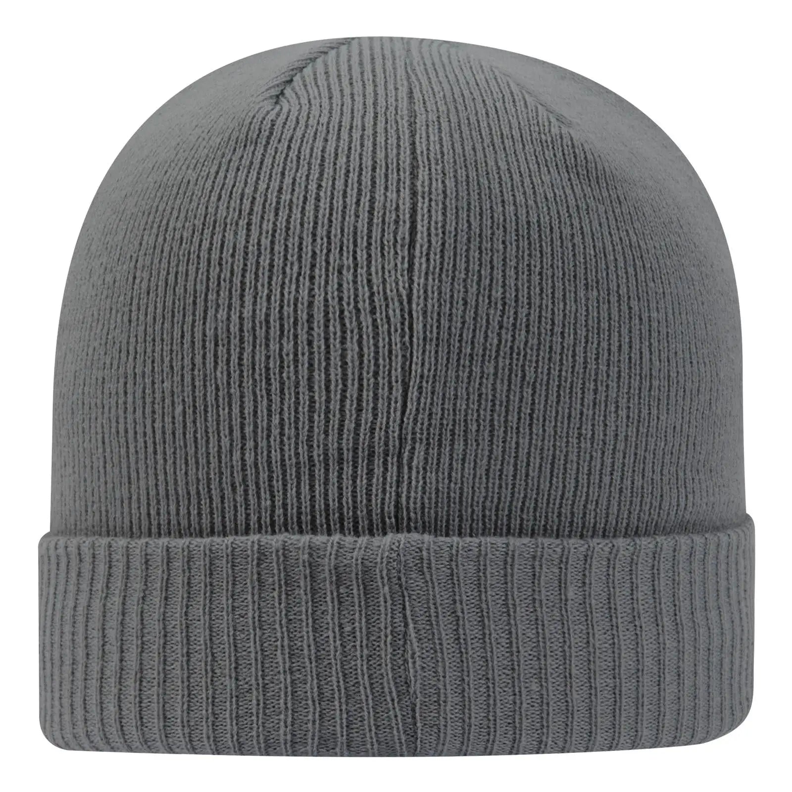 OTTO 82-1238 12’’ Classic Knit Beanie W/ Rib Knit Cuff - Char. Gray - Char. Gray / 6 1/2’’ - 7 5/8’’