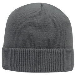 OTTO 82-1238 12’’ Classic Knit Beanie W/ Rib Knit Cuff - Char. Gray - Char. Gray / 6 1/2’’ - 7 5/8’’