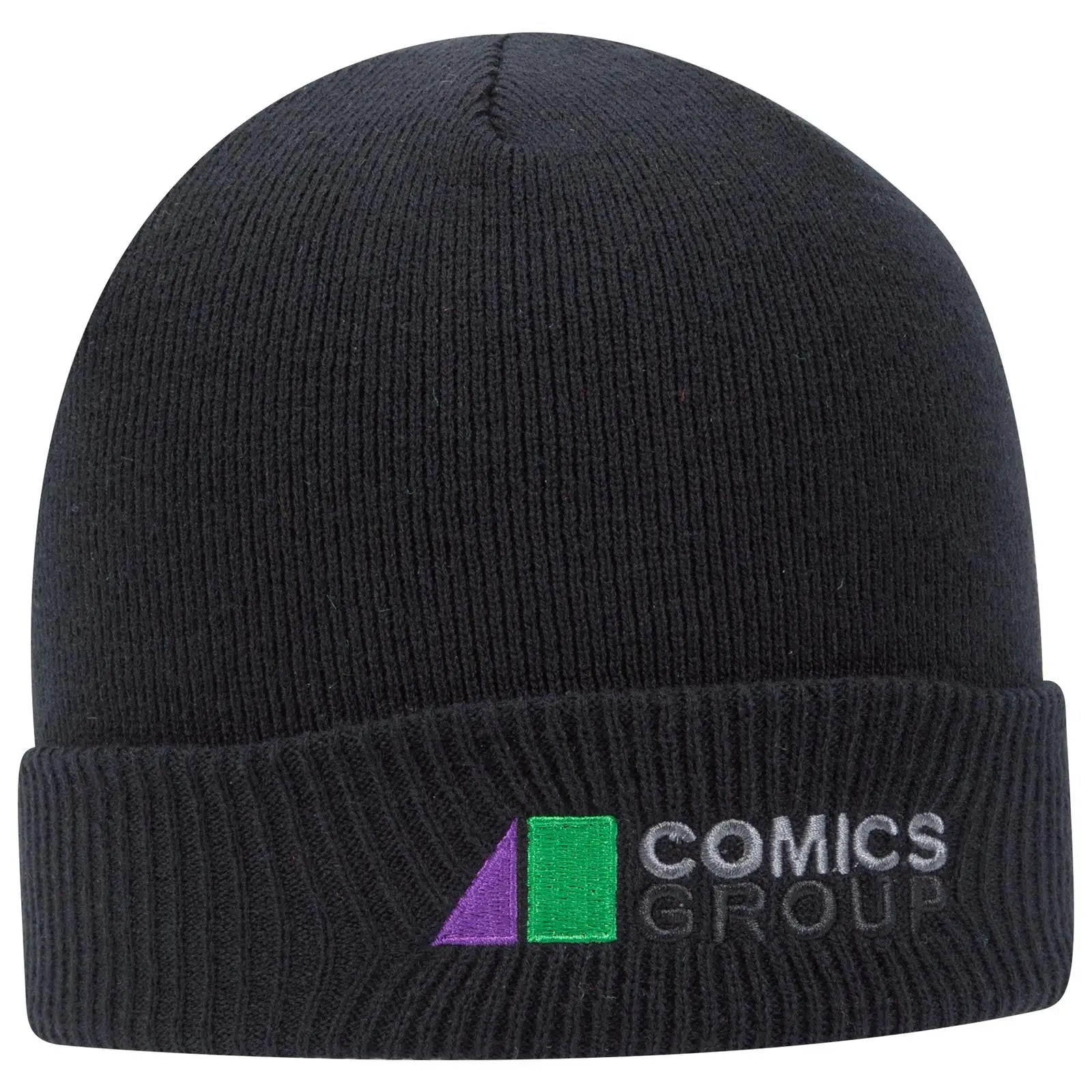 OTTO 82-1238 12’’ Classic Knit Beanie W/ Rib Knit Cuff - Gray - Gray / 6 1/2’’ - 7 5/8’’