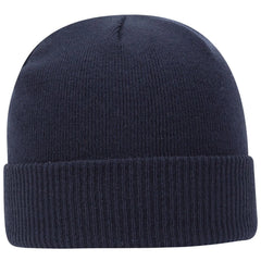 OTTO 82-1238 12’’ Classic Knit Beanie W/ Rib Knit Cuff - Navy - Navy / 6 1/2’’ - 7 5/8’’