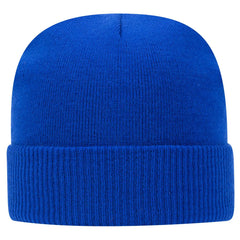 OTTO 82-1238 12’’ Classic Knit Beanie W/ Rib Knit Cuff - Royal - Royal / 6 1/2’’ - 7 5/8’’
