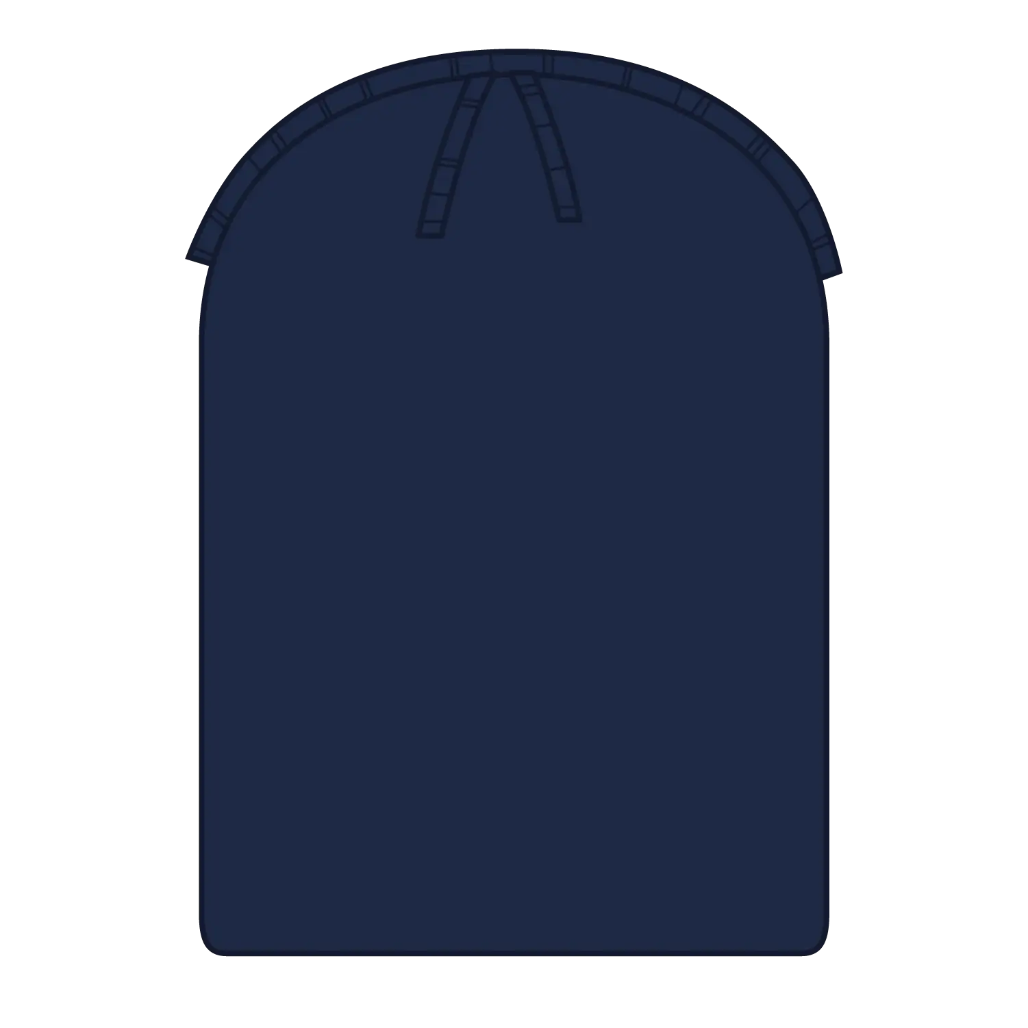 OTTO 82-1316 12’’ Classic Knit Beanie W/ Inside Fleece Lining & Rib Knit Cuff - Navy - Navy / 6 1/2’’ - 7 5/8’’