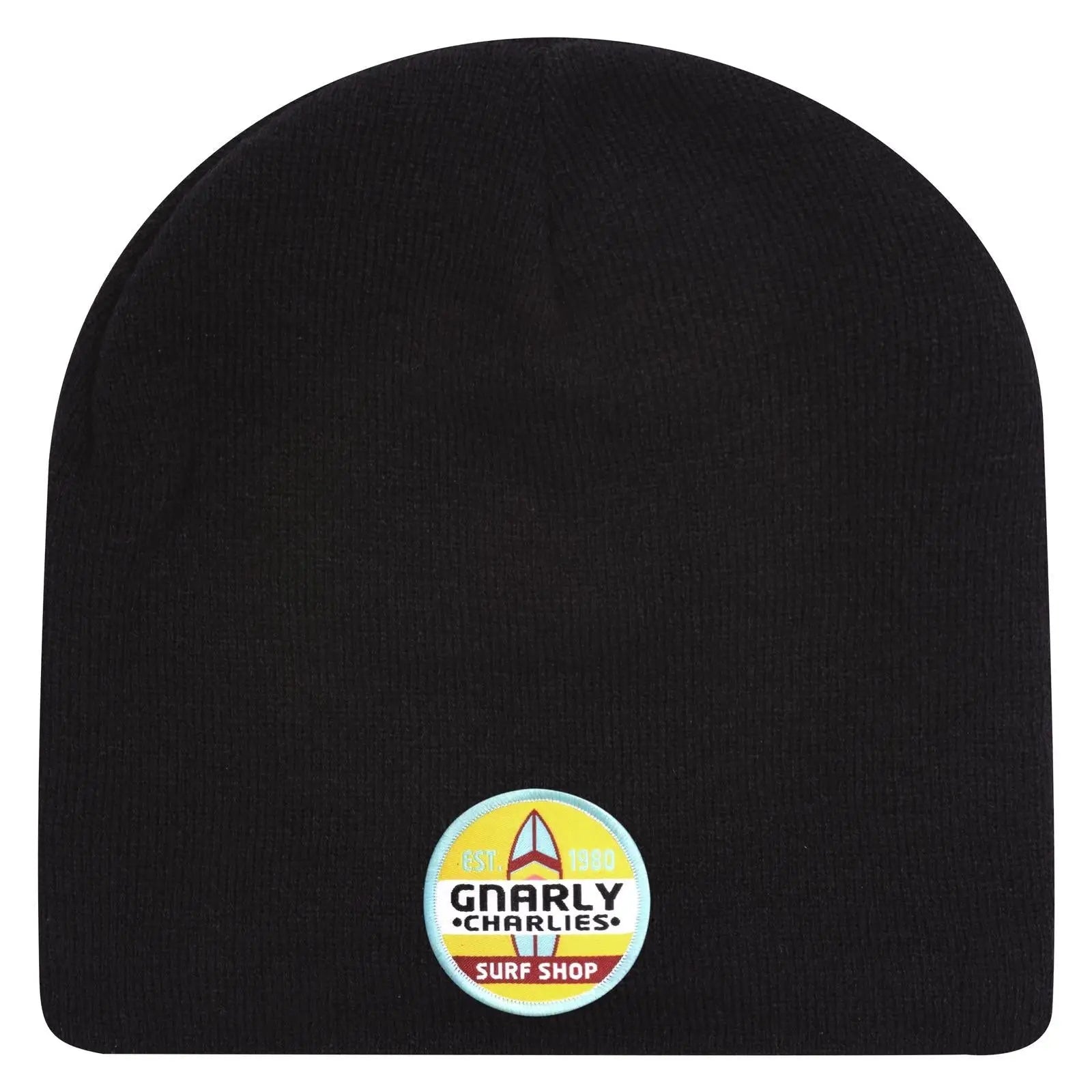 OTTO 82-1317 9’’ Classic Knit Beanie W/ Inside Fleece Lining - Black - Black / 6 1/2’’ - 7 5/8’’