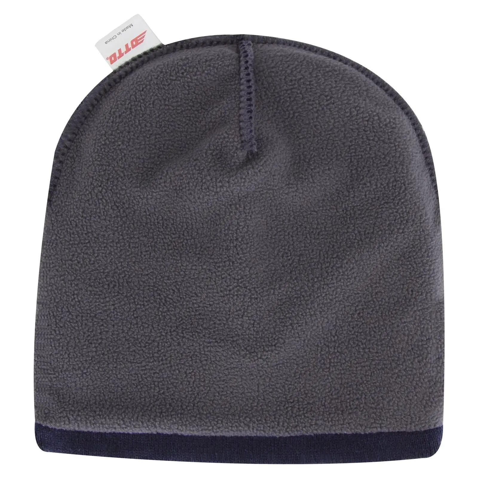 OTTO 82-1317 9’’ Classic Knit Beanie W/ Inside Fleece Lining - Navy - Navy / 6 1/2’’ - 7 5/8’’