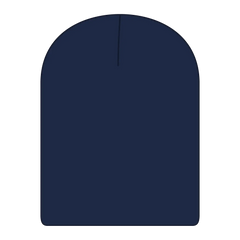 OTTO 82-1317 9’’ Classic Knit Beanie W/ Inside Fleece Lining - Navy - Navy / 6 1/2’’ - 7 5/8’’