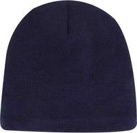OTTO 82 1317 9 Classic Knit Beanie with Inside Fleece Lining Navy Navy / One Size Fits Most