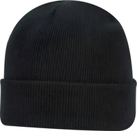 OTTO 82 404 100% Acrylic Knit Beanie Cap 12 Black Black / One Size Fits Most