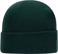 OTTO 82 404 100% Acrylic Knit Beanie Cap 12 Dark Green Forest / One Size Fits Most