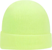 OTTO 82 404 100% Acrylic Knit Beanie Cap 12 Neon Yellow Yellow / One Size Fits Most