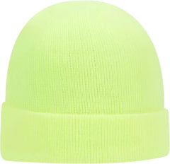 OTTO 82 404 100% Acrylic Knit Beanie Cap 12 Neon Yellow Yellow / One Size Fits Most