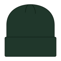 OTTO 82-404 12’’ Classic Knit Beanie W/ Cuff - Dk. Green - Dk. Green / 6 1/2’’ - 7 5/8’’