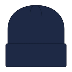 OTTO 82-404 12’’ Classic Knit Beanie W/ Cuff - Navy - Navy / 6 1/2’’ - 7 5/8’’