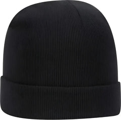 OTTO 82 480 12 Classic Knit Beanie w/ Cuff Black Black / One Size Fits Most