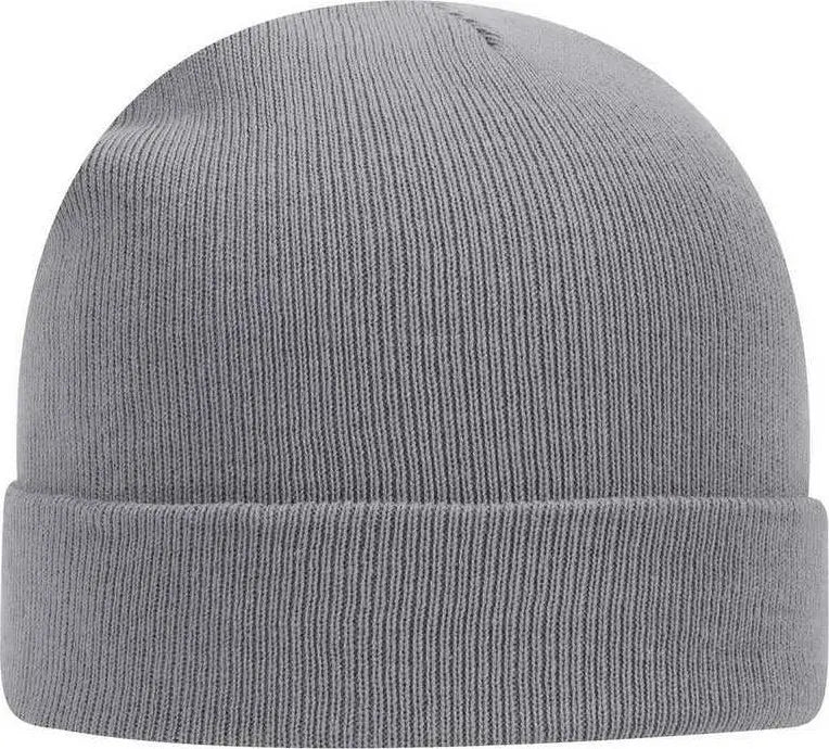 OTTO 82 480 12 Classic Knit Beanie w/ Cuff Gray Gray / One Size Fits Most