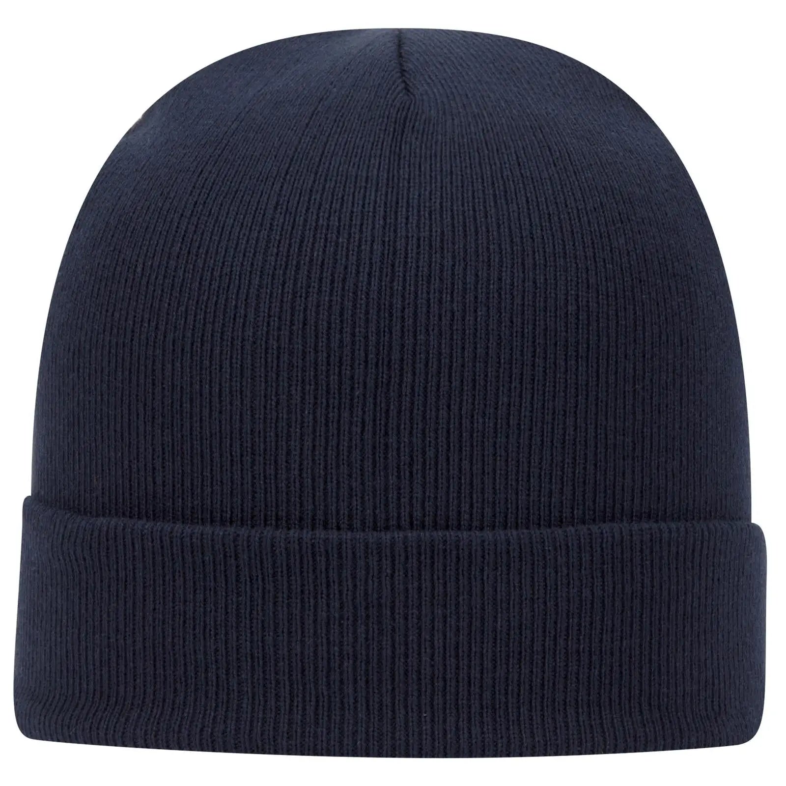 OTTO 82-480 12’’ Classic Knit Beanie W/ Cuff - Navy - Navy / 6 1/2’’ - 7 5/8’’