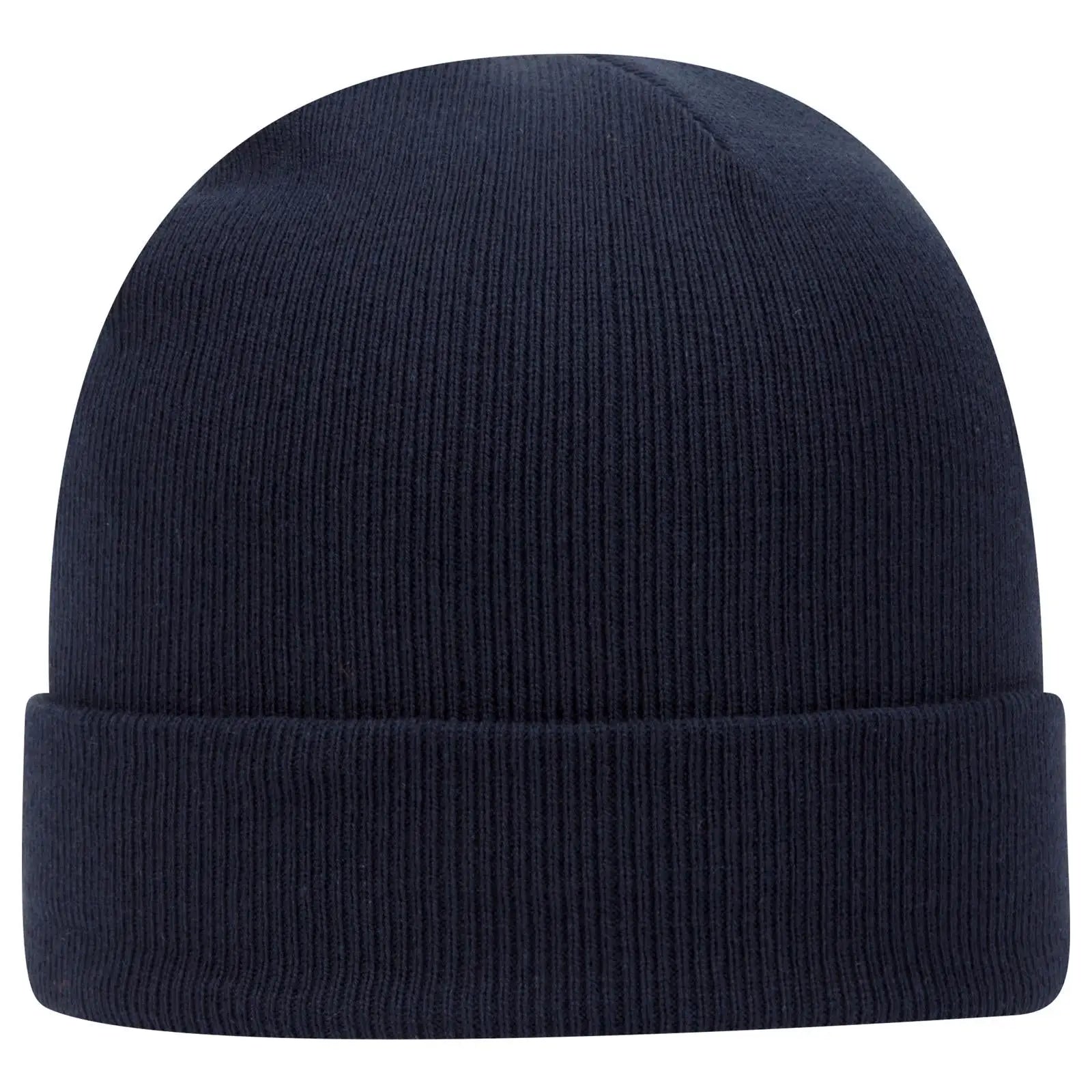 OTTO 82-480 12’’ Classic Knit Beanie W/ Cuff - Navy - Navy / 6 1/2’’ - 7 5/8’’