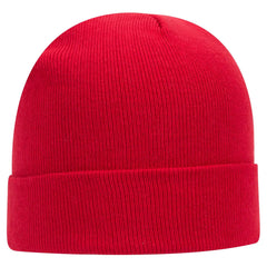 OTTO 82-480 12’’ Classic Knit Beanie W/ Cuff - Red - Red / 6 1/2’’ - 7 5/8’’