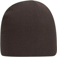 OTTO 82 481 60% Cotton/40% Acrylic Superior Cotton Knit Beanie 9 Dark Brown Brown / One Size Fits Most