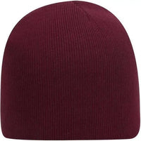 OTTO 82 481 60% Cotton/40% Acrylic Superior Cotton Knit Beanie 9 Maroon Maroon / One Size Fits Most