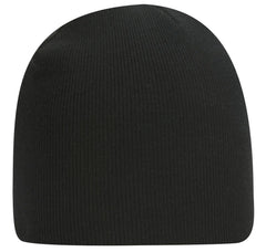 OTTO 82-481 9’’ Classic Knit Beanie - Black - Black / 6 1/2’’ - 7 5/8’’