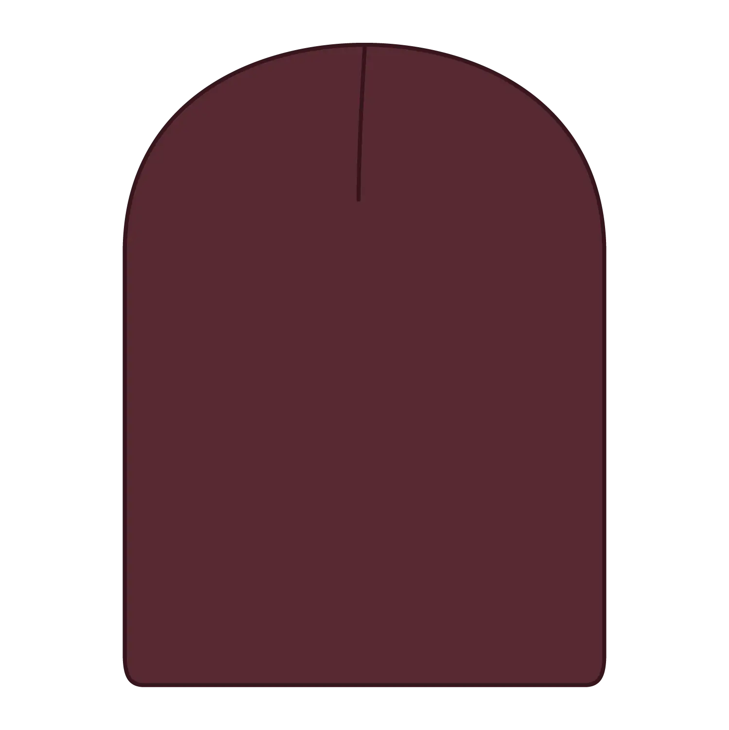 OTTO 82-481 9’’ Classic Knit Beanie - Maroon - Maroon / 6 1/2’’ - 7 5/8’’