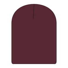 OTTO 82-481 9’’ Classic Knit Beanie - Maroon - Maroon / 6 1/2’’ - 7 5/8’’