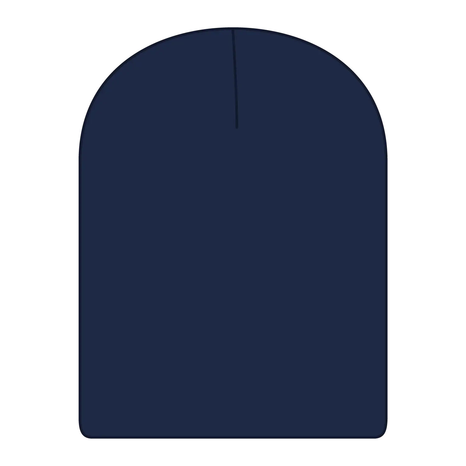 OTTO 82-481 9’’ Classic Knit Beanie - Navy - Navy / 6 1/2’’ - 7 5/8’’