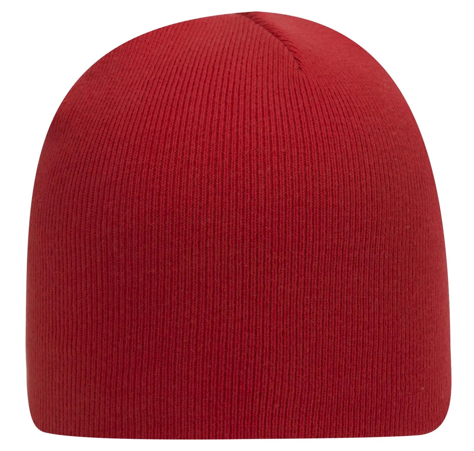 OTTO 82-481 9’’ Classic Knit Beanie - Red - Red / 6 1/2’’ - 7 5/8’’