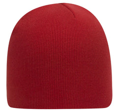 OTTO 82-481 9’’ Classic Knit Beanie - Red - Red / 6 1/2’’ - 7 5/8’’