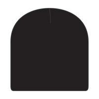 OTTO 82-625 8’’ Classic Fine Knit Beanie - Black - Black / 6 1/2’’ - 7 5/8’’