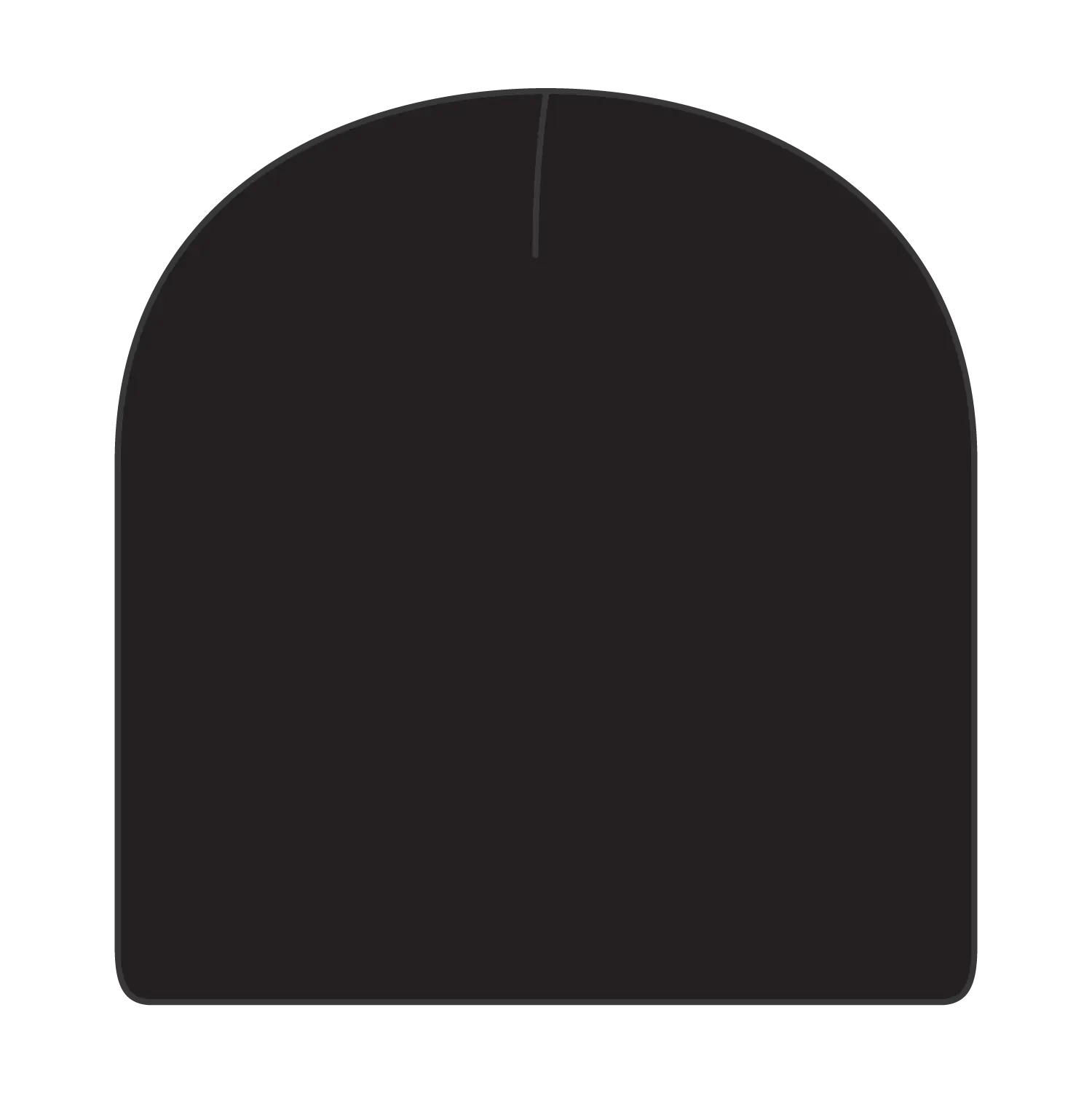 OTTO 82-625 8’’ Classic Fine Knit Beanie - Black - Black / 6 1/2’’ - 7 5/8’’