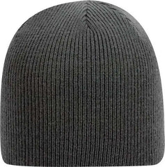 OTTO 82 970 100% Acrylic Knit Beanie 8 1/2 Charcoal Gray Dark Gray / One Size Fits Most