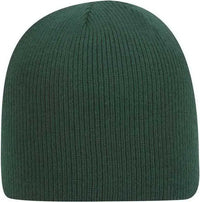 OTTO 82 970 100% Acrylic Knit Beanie 8 1/2 Dark Green Forest / One Size Fits Most