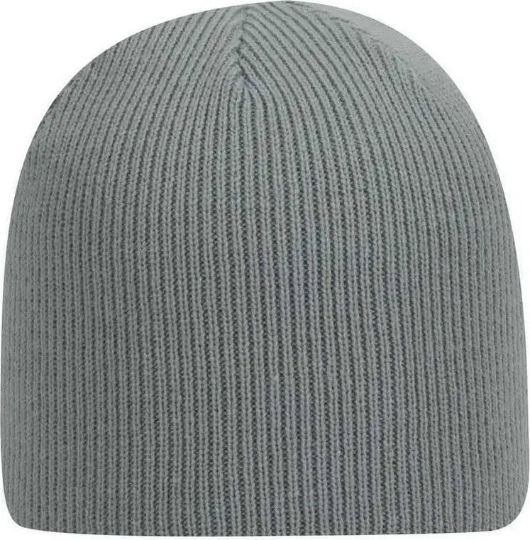 OTTO 82 970 100% Acrylic Knit Beanie 8 1/2 Gray Gray / One Size Fits Most