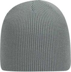OTTO 82 970 100% Acrylic Knit Beanie 8 1/2 Gray Gray / One Size Fits Most