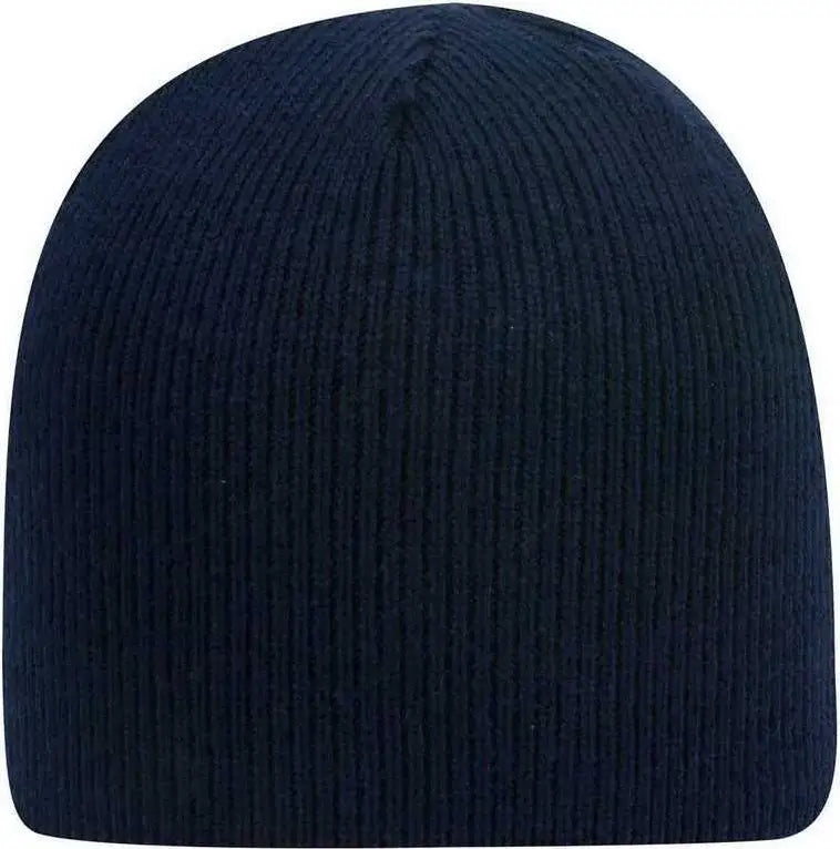 OTTO 82-970 100% Acrylic Knit Beanie 8 1/2 - Navy - Navy / One Size Fits Most