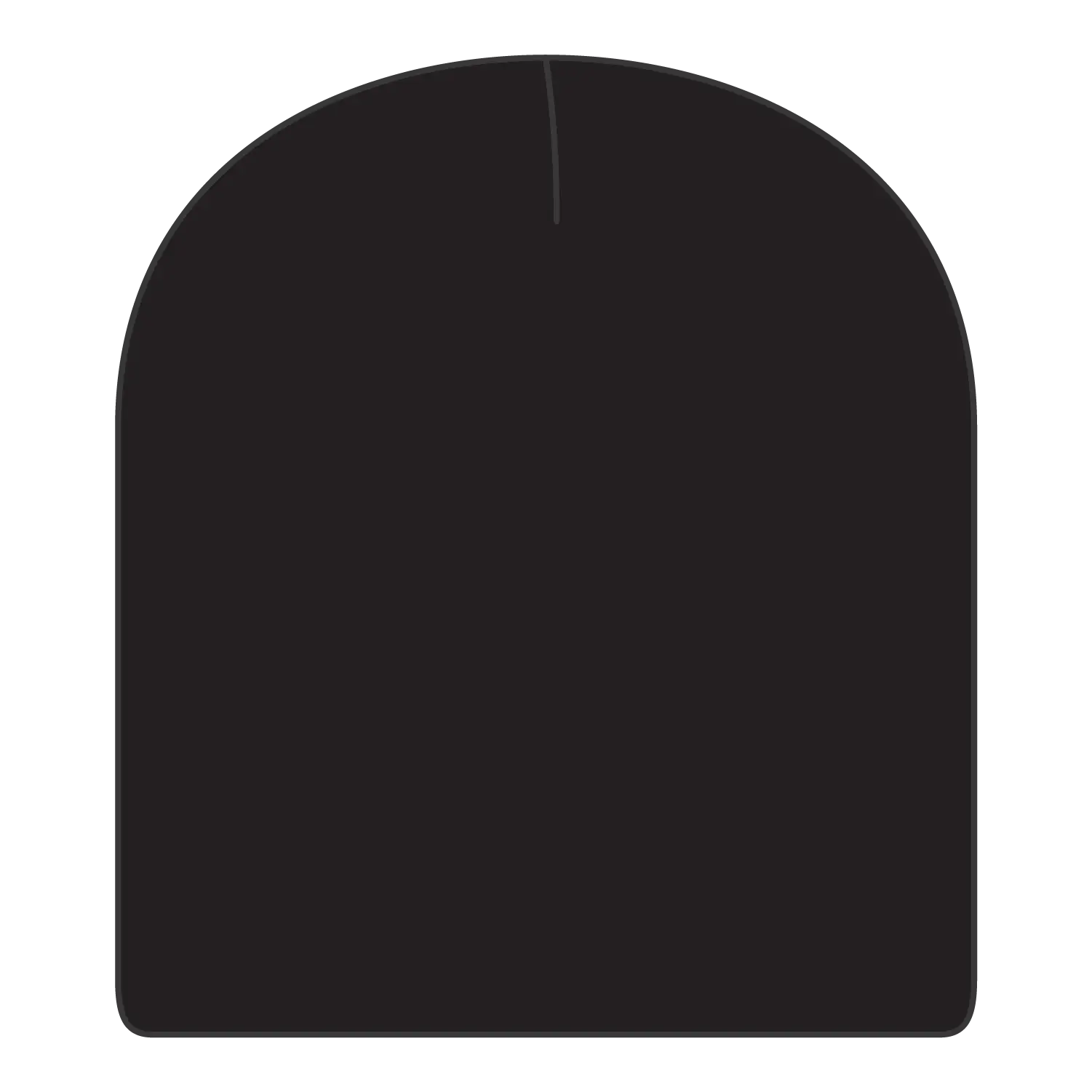 OTTO 82-970 8 1/2’’ Classic Knit Beanie - Black - Black / 6 1/2’’ - 7 5/8’’