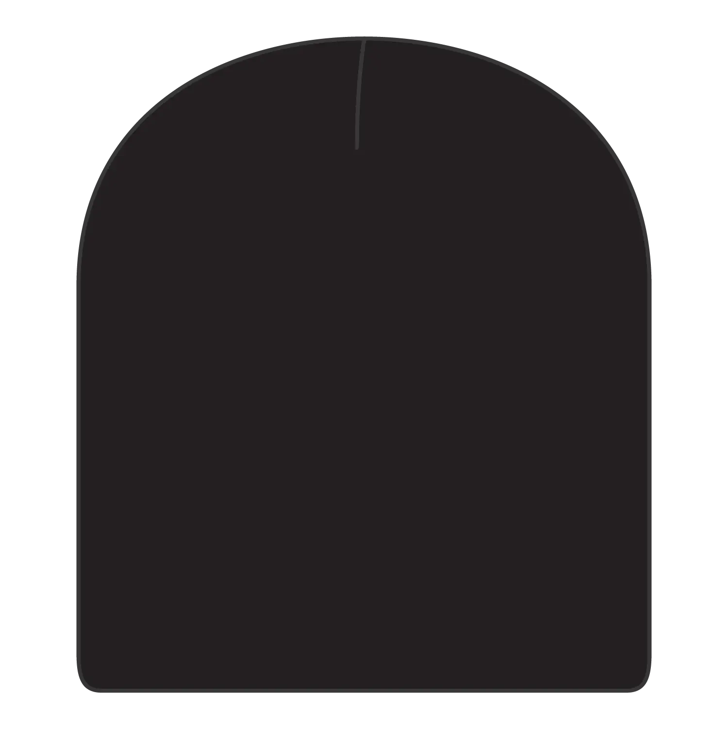 OTTO 82-970 8 1/2’’ Classic Knit Beanie - Black - Black / 6 1/2’’ - 7 5/8’’