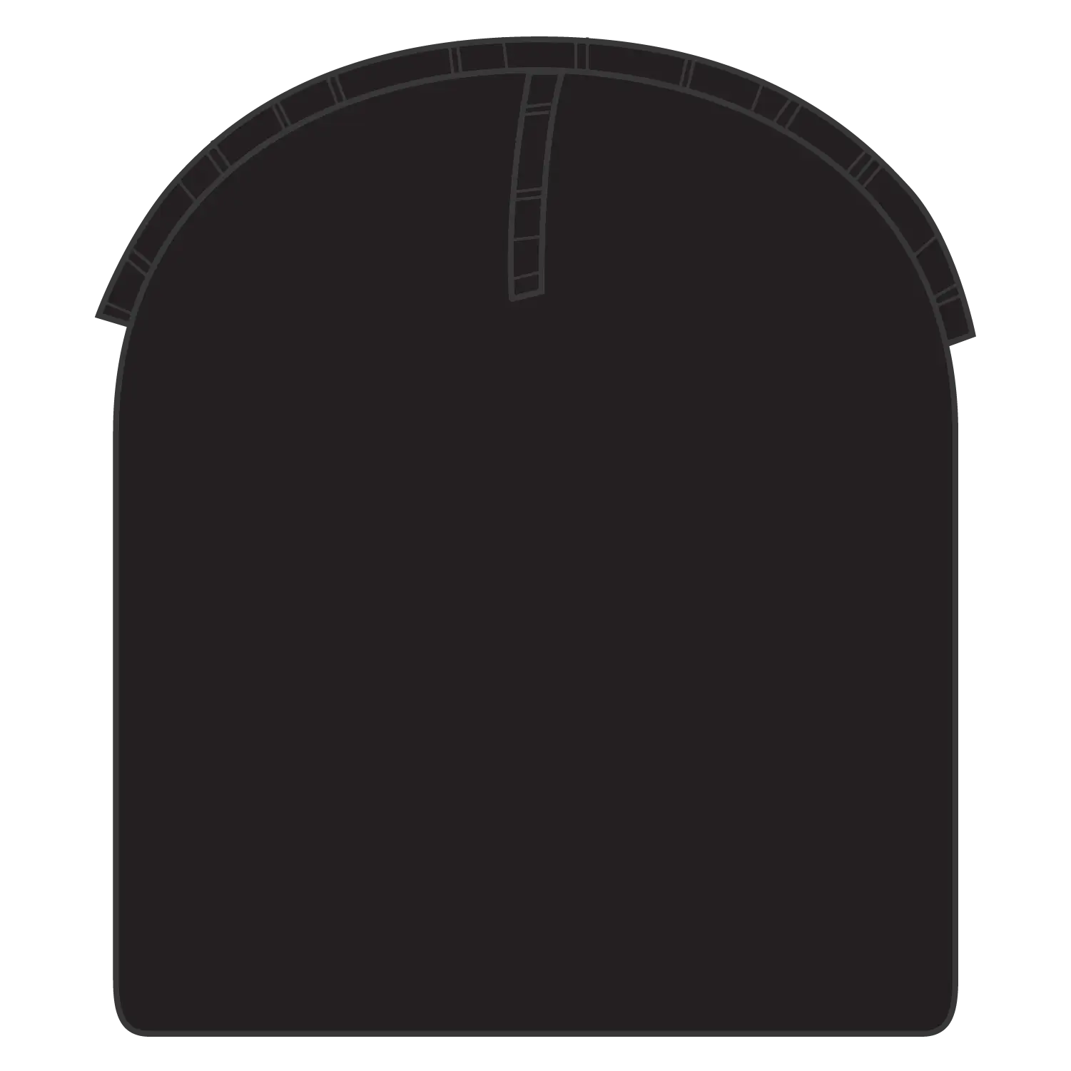 OTTO 82-970 8 1/2’’ Classic Knit Beanie - Black - Black / 6 1/2’’ - 7 5/8’’