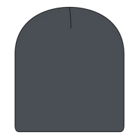 OTTO 82-970 8 1/2’’ Classic Knit Beanie - Char. Gray - Char. Gray / 6 1/2’’ - 7 5/8’’