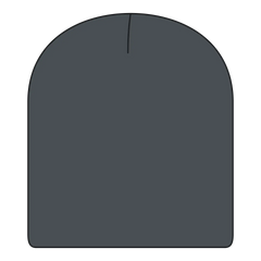 OTTO 82-970 8 1/2’’ Classic Knit Beanie - Char. Gray - Char. Gray / 6 1/2’’ - 7 5/8’’