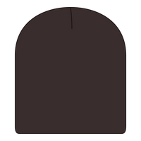 OTTO 82-970 8 1/2’’ Classic Knit Beanie - Dk. Brown - Dk. Brown / 6 1/2’’ - 7 5/8’’